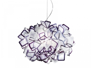 Závěsné světlo Clizia (Slamp), design Adriano Rachele, materiál Opal fex, O 53 cm, cena 6 873 Kč, www.60.cz