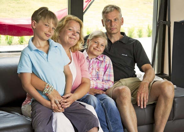 (zleva) Philip, Anke, Sophie a Hans