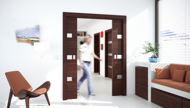 Stavební pouzdro pro dvoukřídlé dveře NORMA KOMFORT, vyrábí J.A.P., www.solodoor.cz