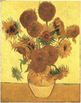 Vincent van Gogh: Zátiší se slunečnicemi. Zdroj: Vangoghgallery.com