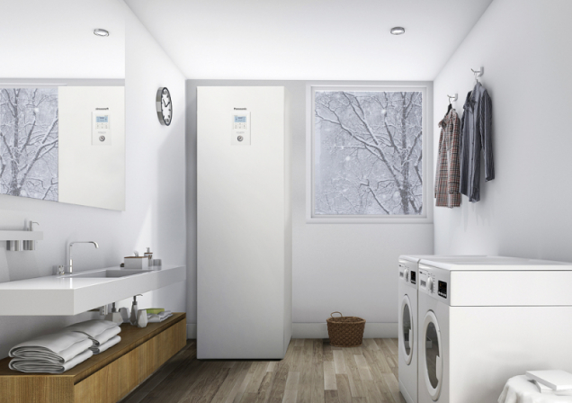 TČ Aquarea generace J s chladivem R32 je k dispozici s 3/5/7/9 kW all-in-one a split systémem. Bonus navíc skýtá povedení all-inone, které rozměrově odpovídá velké ledničce (PANASONIC)
