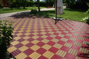 Terasy Hortus Woven, dekory Ochre, Deep Red, prodává KPP