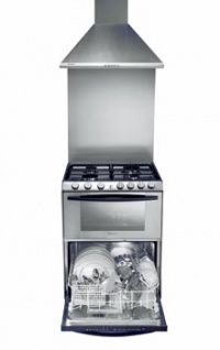 Toužíte po myčce, ale máte malou kuchyň, kam se vejde jen sporák? Pořiďte si kombinaci tří přístrojů v jednom - varnou desku, pečicí troubu a myčku Candy. Vybrat si můžete kromě bílé verze také nerezovou, a to buď TRIO 503 X se sklokeramickou deskou a multifunkční elektrickou troubou s grilem, nebo TRIO 501 X s plynovou varnou deskou a statickou elektrickou troubou a grilem. Tento malý "zázrak" s rozměry 85 x 60 x 60 cm zabere stejně místa jako běžný sporák. Cena elektrické verze 44 990 Kč a plynové 39 990 Kč. Seznamy prodejen na www.candy-hoover.cz
