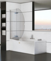 Vanová zástěna Yncontra (JACUZZI), sklo Crystal Clear, cena 41 551 Kč, AQUA PLUS