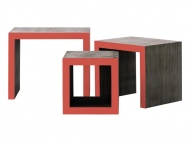 Set malých stolků, design Frank Gehry, 1972, VITRA