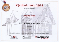 Výrobek roku 2012 - Hlavní cena - HELUZ Family 50 2in1