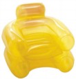 Křeslo Blow (design Scolari, Lomazzi, De Pas, D'Urbino, Zanotta, 1967) přineslo dějinám interiéru nový koncept - nafukovací nábytek. Zpevněné PVC, různé barvy (čirá, žlutá, červená). Spoje svařovány speciální technologií. Rozměry: š. 110, hl. 102, v. 83 cm. Cena 14 287 Kč, 3DH INTERIER 