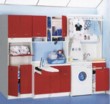  Sestava, která nabízí nepřeberné množství úložných prostor od firmy COLAVENE. Cena v rozměrech 279 x 217 x 60/32 cm od 71 487 Kč, IL BAGNO 
