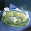  Aranžmá vytvořené z květů bílé kaly (Zantedeschia) a kalin vytváří pocit nekonečného víru. Realizace HOLANDSKÁ KVĚTINÁŘSKÁ KANCELÁŘ 