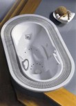  Speciální hydromasážní akrylátová vana Missouri od firmy HOESCH DESIGN je určená pro koupel jedné osoby. Cena od 298 000 Kč bez DPH, AQUAPLUS 
