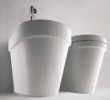  Sanitární keramika Zero 54 (CATALANO). Stojící klozet přijde na 16 992 Kč, sedátko na 3 050 Kč, bidet 16 592 Kč, DOLCE VITA 