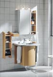Koupelnová sestava Mikado (KEUCO) přijde včetně umyvadla cca na 114 135 Kč, ALISEO.