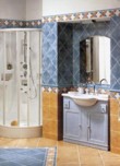  Obklad (20 x 20 cm i 20 x 25 cm), listela (4 x 20 cm i 9 x 18,5 cm), dlažba (33,3 x 33,3 cm) za 700 Kč/m2. Série Deci (IRIS CERAMICA) je v nabídce studia TIZZIO 