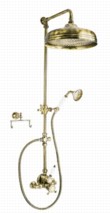  Victorian (HUBER) je opravdovou královnou mezi retro bateriemi, cena v provedení antický bronz je 33 190 Kč, v chromu s páčkou z matného chromu 20 290 Kč (ceny bez DPH), AQUA TRADE 