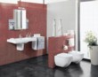  Závěsná klozet a bidet jsou z kolekce Subway (VILLEROY & BOCH). WC má hluboké splachování a rychloupínací sedátko s antibakteriální úpravou, cena klozetu 6 270 Kč, sedátka 4 757 Kč (bez DPH), JANOUŠEK 
