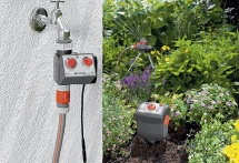 Jednoduchá sestava plně automatického zavlažování Gardena A 1020. Senzor s novým čidlem vlhkosti, cena 2 690 Kč