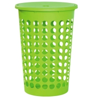 Koš na prádlo, plast, objem 60 l, průměr 38,6 cm, výška 55 cm, cena 399 Kč, www.kika.cz