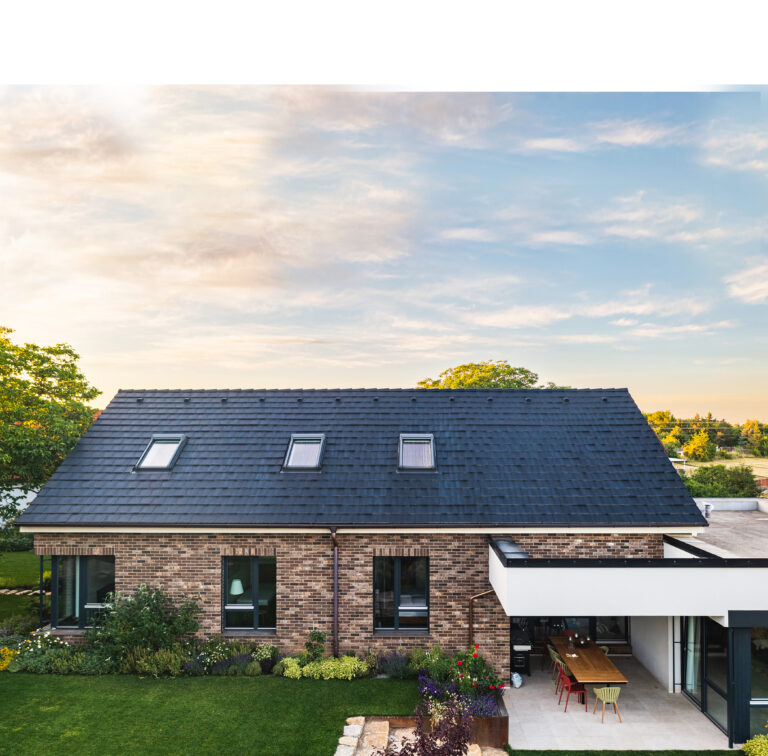 Fasáda domu a příprava cihelného zdiva