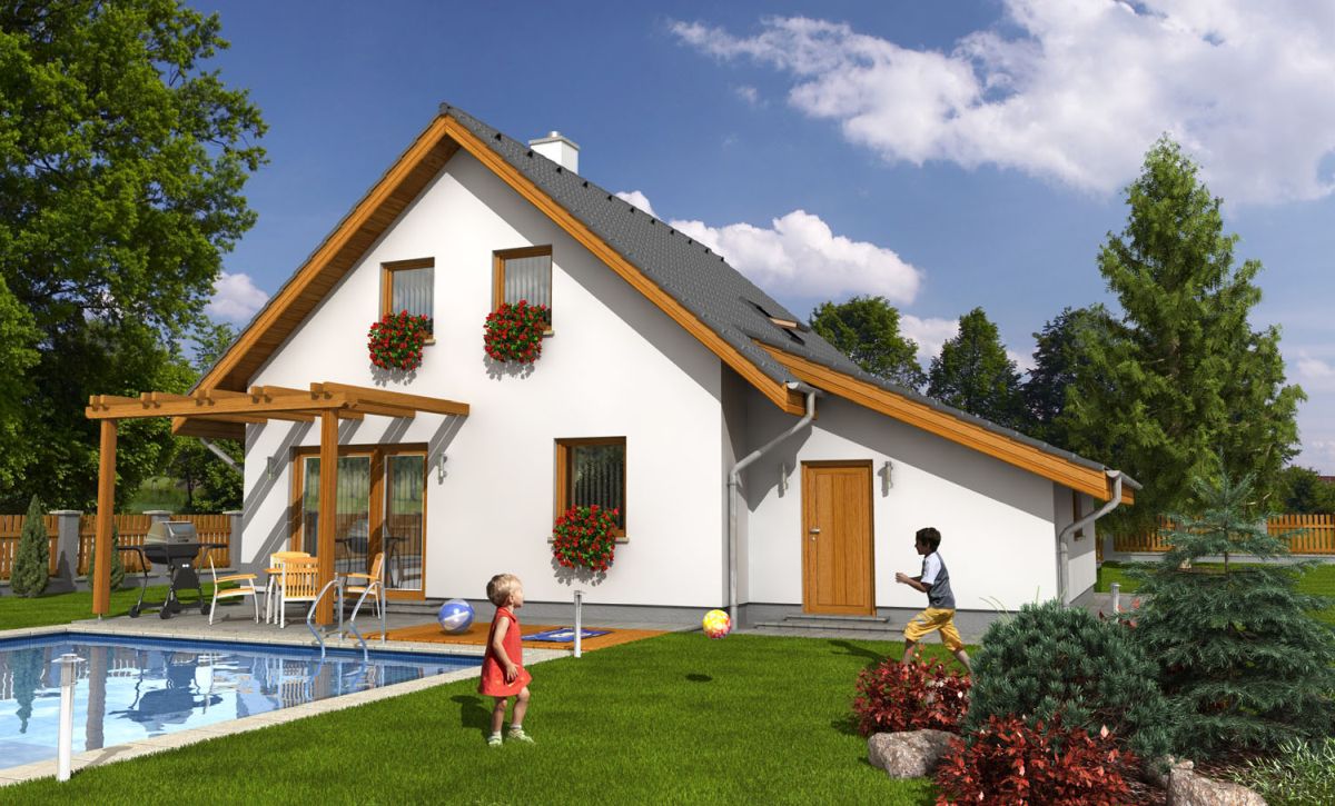 Barunka - patrový rodinný dům s využitým podkrovím