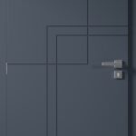 Interiérové dveře SMART 51 s lakovaným povrchem v dekoru DARK SNOW. Zdroj SOLODOOR a.s.