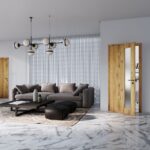 Interiérové dveře SMART plné a SMART 22 s povrchem SOLO STRUKTUR – DUB FOREST. Zdroj SOLODOOR a.s.