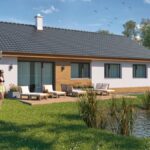 Nela - přízemní bungalov obdélníkového půdorysu